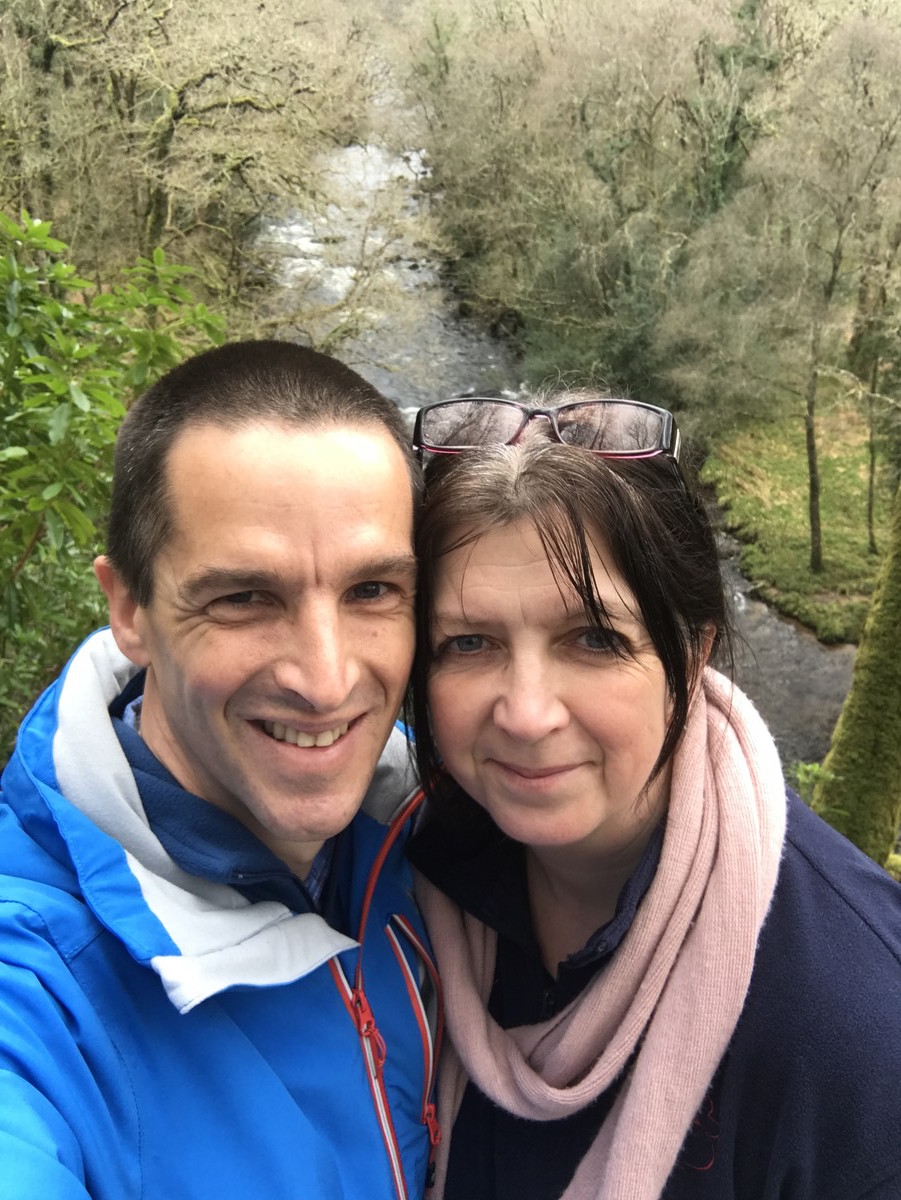 Enjoying a Dartmoor walk, April 2019