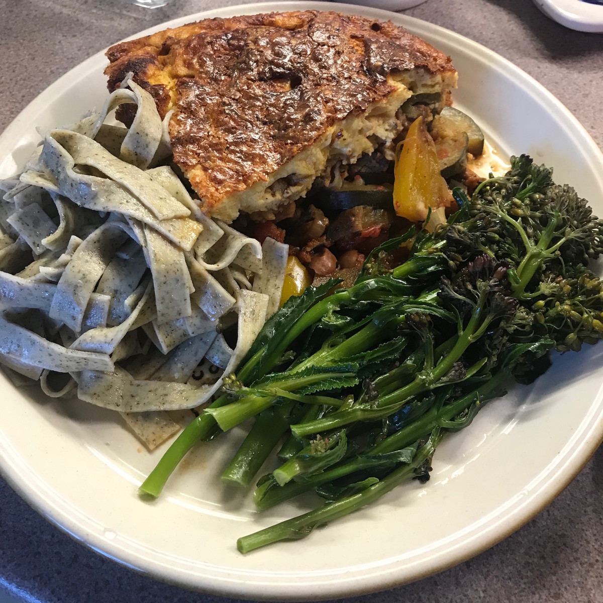 A hearty dinner