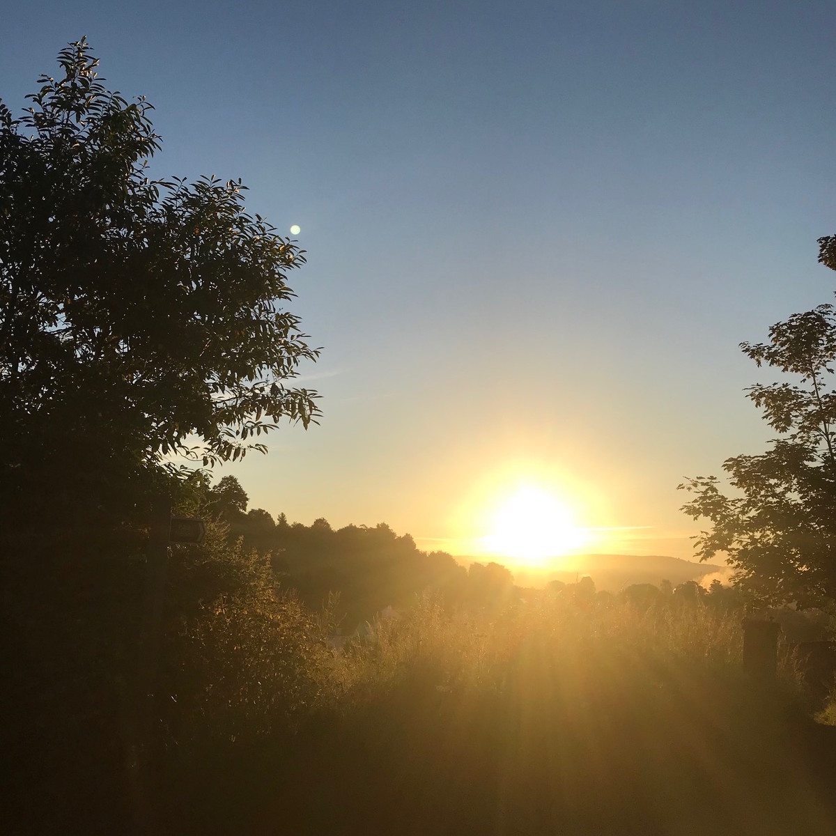 Summer solstice sunrise